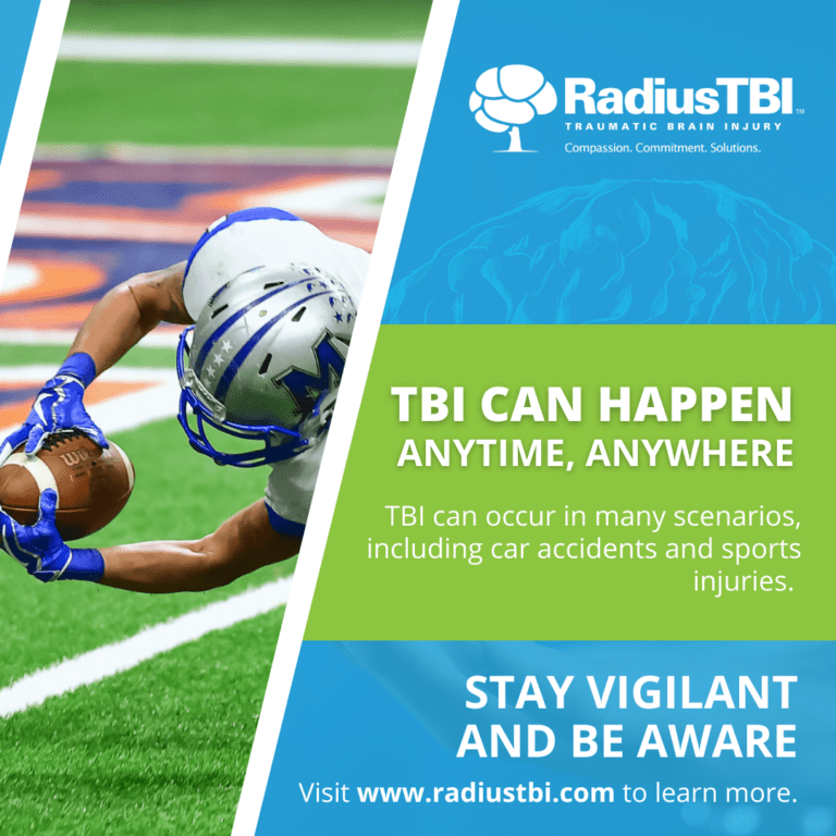 TBI can occur in many scenarios, including car accidents and sports injuries