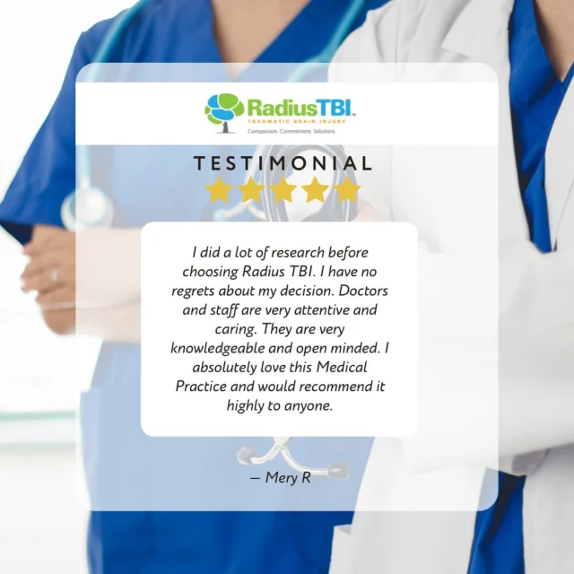 When patients walk through our doors, they’re not just receiving care—they’re gaining a team that truly listens, supports, and stands by them. 💫
⁣
To this amazing soul who shared their journey with us: thank you. Your trust means everything. 💙
⁣
#RadiusTBI #TBIRecovery #PatientLove #WholePersonCare #Gratitude #YouMatter